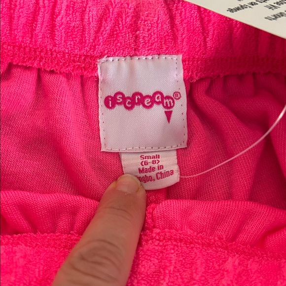 Pink Ruffle Kids Shorts - Picture 2 of 3